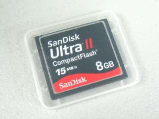 SANDISK 8GB ULTRA II COMPACT FLASH MEMORY CARD   