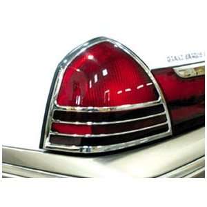  Ford Crown Victoria 1998   2002 Chrome ABS Tail Light Insert Accent 