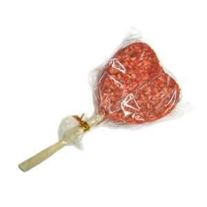  Ranch Rewards Red Heart Crushed Natural Rawhide Lollipop 