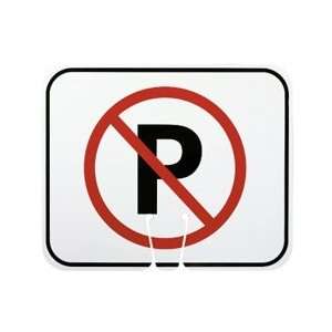 CS11   Safety Cone Signs, No Parking Graphic, 10.5 X 12.75  
