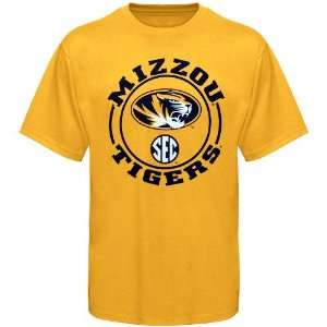  Missouri Tigers Youth 2012 SEC Members T Shirt   Gold 