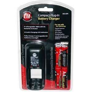  CTA Digital Pocket size Charger w/4 AA Batteries ( DC CP1 