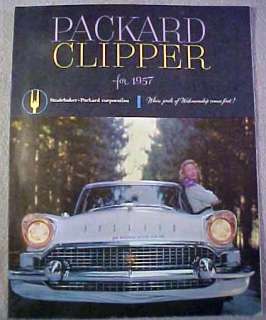 PACKARD 1957 CLIPPER BROCHURE HUGE  