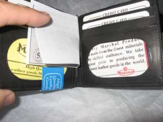 New Credit Card,Billfold & Money Clip Leather Wallet,BK  