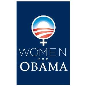   Obama   (Women for Obama) Campaign Poster   24 x 36