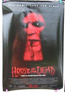 House of the Dead Horror Original 1SH Movie Poster  