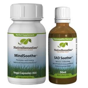  Native Remedies SAD Soother and MindSoothe ComboPack 