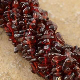Rhodolite Garnet chip beads 18 Strand G54  