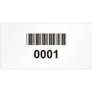  Custom Label With Barcode, 2 x 4 Gold Polyester Labels 