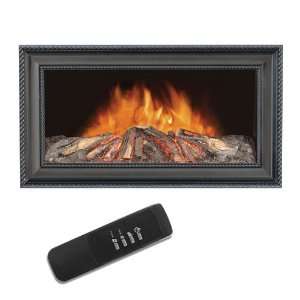   / 1500Watt Electric Fireplaces With Remote, Black