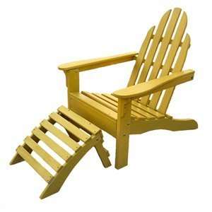  Prairie Leisure 1119 Aspen Ottoman Adirondack Chair