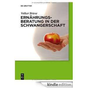 Ernährungsberatung in der Schwangerschaft (German Edition) Volker 