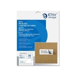  Elite Image Block out Mailing Laser/Inkjet Label   White 