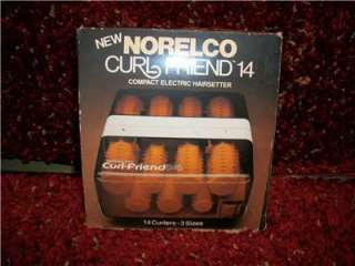 NORELCO Curl Friend Compact Electric Curlers 14 Curlers  
