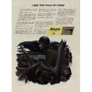   See The Hills Of Home  1944 Nash Kelvinator War Bond Ad, A3210