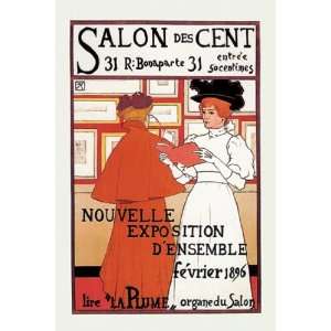  Salon des Cent by Unknown 12x18