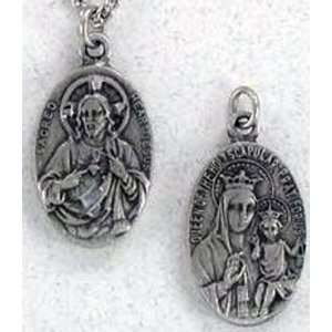   / Madonna & Child Scapular Medal, 18 stainless steel chain Jewelry