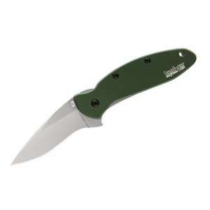 Kershaw Scallion 6016 T6 Anodized Aluminum Green Handle High Carbon 