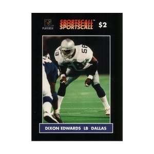 Collectible Phone Card $2. Dixon Edwards (LB Dallas Cowboys Football 
