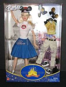 NEW ~ DISNEY PARKS ~ THEN & NOW BARBIE DOLL ~ 50th Anniversary (1955 