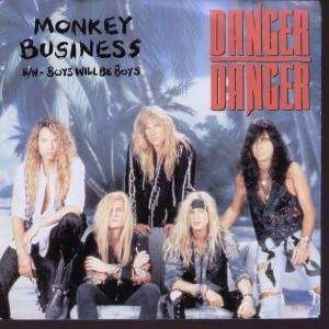   MONKEY BUSINESS 7 INCH (7 VINYL 45) DUTCH EPIC 1991 DANGER DANGER