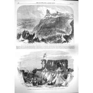   1865 Holyrood Edinburgh Sham Fight Kendal Castle Army