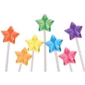 STAR SOLID ASSORTED COLOR LOLLIPOPS Grocery & Gourmet Food