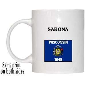    US State Flag   SARONA, Wisconsin (WI) Mug 