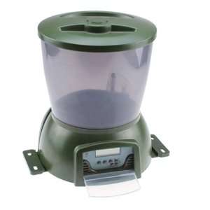  Automatic Pond Fish Feeder with LCD Display (Programmable 