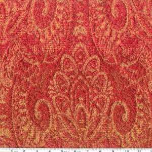 60 Wide Shabby Chic Chenille Morocco Ruby Fabric By The 
