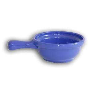   700614   8 oz. Handled Soup Bowl, SAN, Ocean Blue