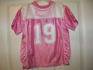 Dallas Cowboys Pink Miles Austin Jersey Girls Toddler Size 2T NWT #42 