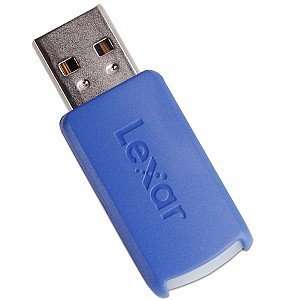  Lexar JumpDrive FireFly 512MB USB 2.0 Flash Drive (Blue 