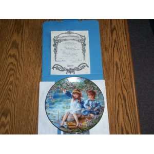   Patience 1st Issue Collector Plate By Sandra Kuck 
