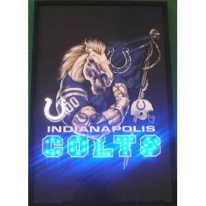  Indianapolis Colts Neon/LED Poster