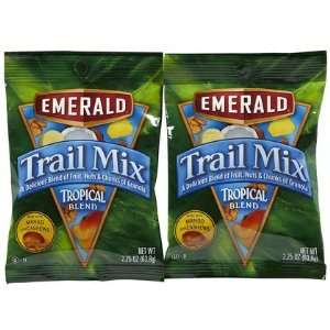 Emerald Nuts Trail Mix, Tropical Blend, 2.25 oz, 4 ct (Quantity of 4)