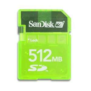  O SanDisk O   Card   Secure Digital   512MB   Gaming 