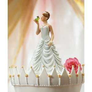 Princess Bride Kissing Frog Prince Cake Topper 