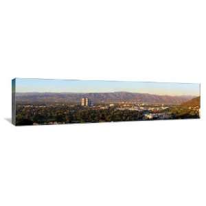 San Fernando Valley Panoramic   Gallery Wrapped Canvas 