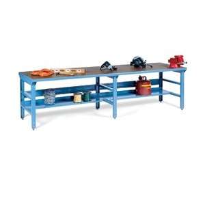  EDSAL 10 Wide Steel Top Production Benches Industrial 