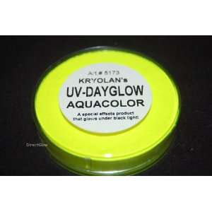  Kryolan Uv Dayglow Aquacolor Fluorescent Eye Shadow/body 