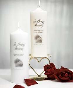 Personalized Wedding Memorial Candle In Loving Memory  