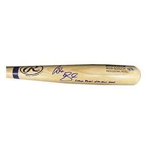 Autographed Alex Gordon Bat   College Player of the Year   Autographed 