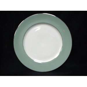    FLINTRIDGE CUP & SAUCER PLATINUM SAGE (RIM) 