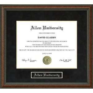  Allen University Diploma Frame