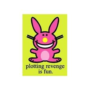    Happy Bunny Plotting Revenge Magnet BM1149