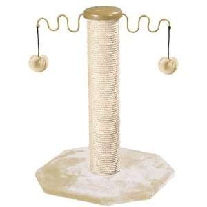  Whisker World Cat Scratch Tower   Beige Plush (Quantity of 