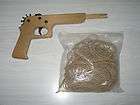 12 5 long classic wooden rubber band gun with a