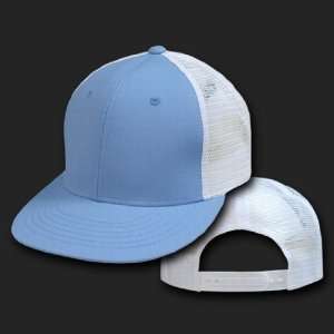  6 PANEL MESH BASEBALL SKY/WHITE HAT CAP HATS Everything 