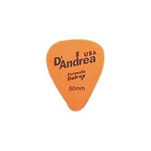  DAndrea 351 Delrex Picks in Tin Container .60MM Musical 